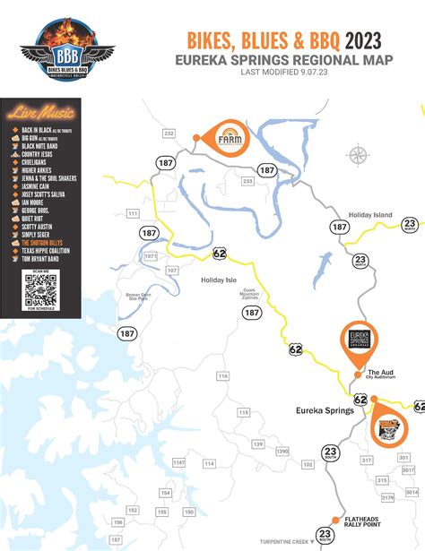 Bikes Blues & BBQ | Bikes Blues and BBQ Printable Maps