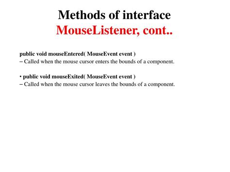 Image result for Java MouseMotionListener