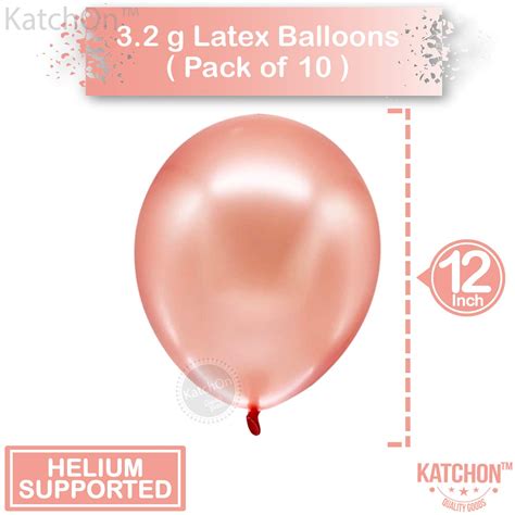 Rose Gold 13 Balloon Numbers - Large 40 Inch | Rose Gold Latex Balloons ...