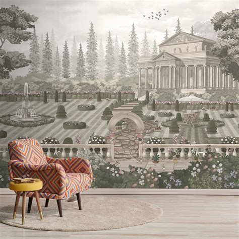 Garden Escape, European Style Room Wallpaper | Life n Colors