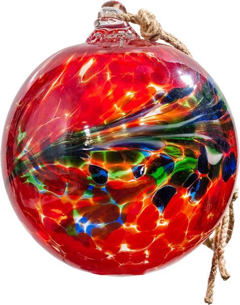 Amazon.com: Oversized 6.9 in Glass Witch Ball - Hand Blown Gazing Balls ...