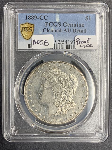 1889-CC Morgan Silver Dollar, AU Details PCGS (10194) - For Sale, Buy ...