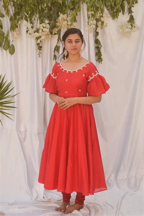 Scallop Anarkali – Darzigiri