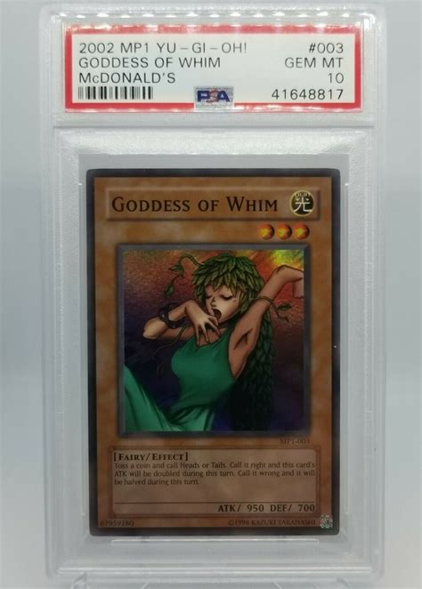 Auction Prices Realized Tcg Cards 2002 YU-GI-OH! McDonald's Goddess OF ...