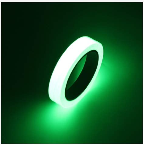 ARTISTERY Glow in The Dark Tape Night Glow Radium Sticker 10 mm x 3 ...