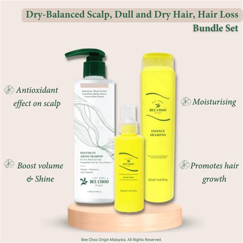 Suitable for Dry Scalp & Hair Loss SET | Herbal Hair Treatment