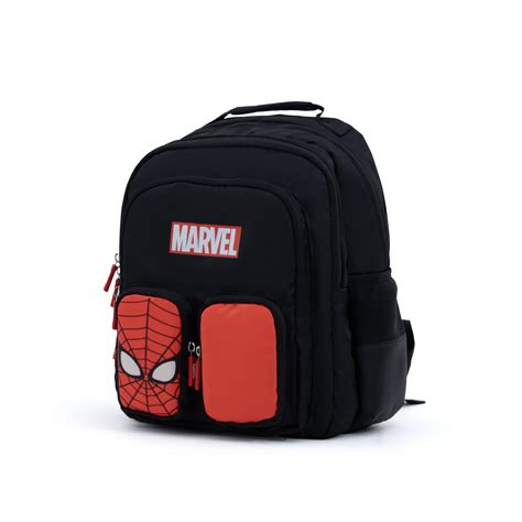 Novex Snug-On Spiderman Printed Boy Kids School Bag for Nursery – The ...