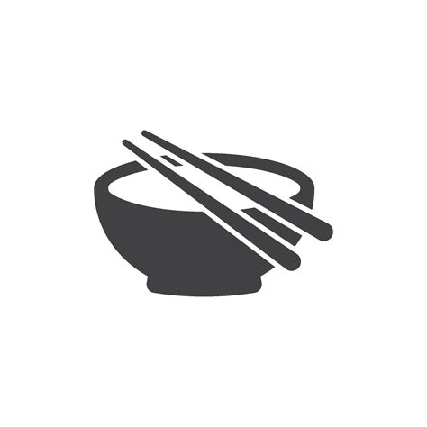 bowl and chopsticks icon 25782747 Vector Art at Vecteezy