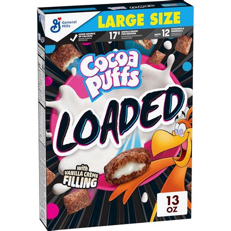 Amazon.com: Cocoa Puffs Loaded Cereal, Chocolatey Cereal With ...