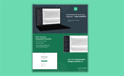 Chat GPT UI Figma 的图像结果