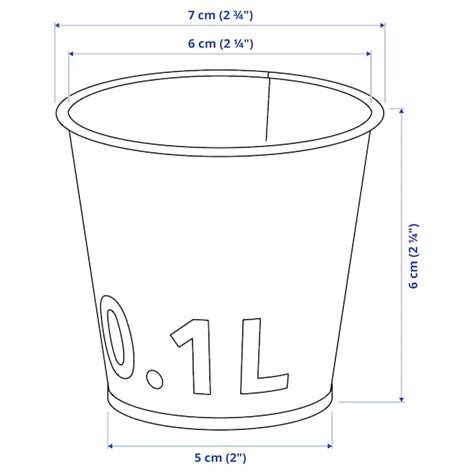 ÅKERBÄR plant pot, in/outdoor/galvanised, 6 cm (2 ¼") - IKEA