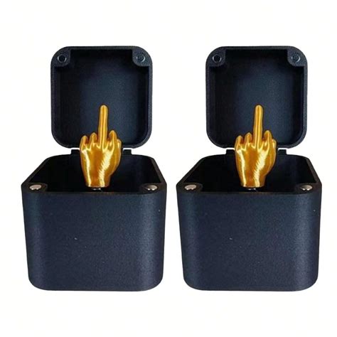 Get Laughs With 1.96" Middle Finger Surprise Gift Box, Perfect Gag Gift ...