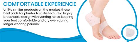 Skylike Silicone Gel Heel Pad Socks For anti heel Swelling Pain Relief ...