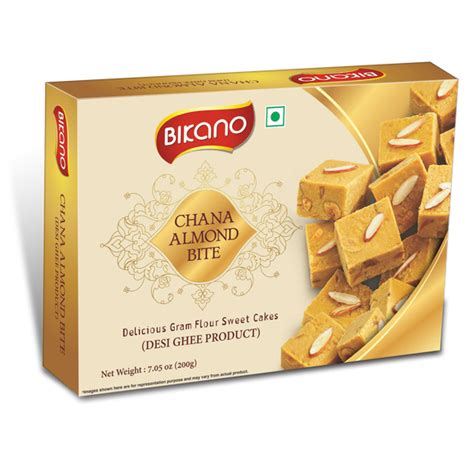 Channa Almond Bite – Crunchy Nutty Sweet | Premium Mithai Delight ...