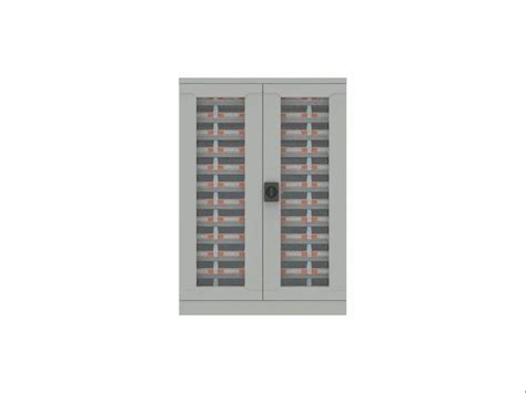 Small Parts Cabinet - 65 BIN CABINET LARGE WITH GLASS DOOR - HD-65-G ...