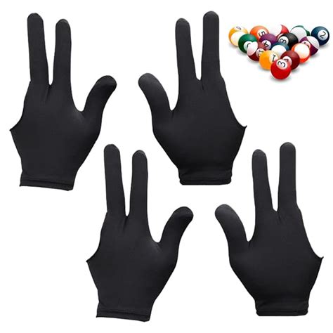Proberos® 5Pcs Snooker Billiard Gloves Breathable Spandex Billiard ...