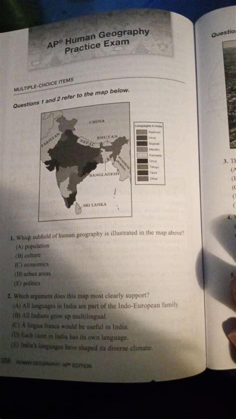 Does anyone have the AMSCO 2020 edition AP human geography practice ...