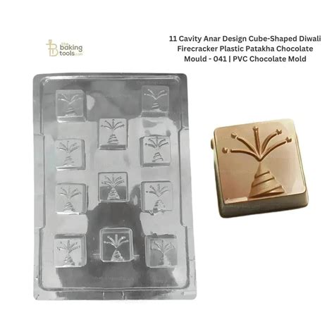 11 Cavity Anar Diwali Chocolate Mould | Firecracker PVC Mold