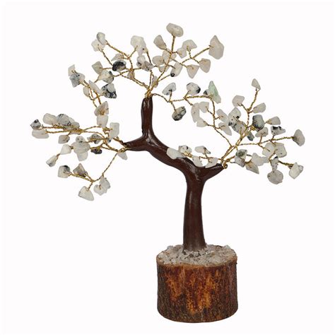 Buy Rainbow Moonstone Crystal Tree - Peace & Intuition| Satvikstore.in ...
