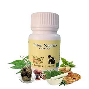 Buy Elevate HERBAL Piles Nashak Capsule with 100% Ayurvedic Natural ...