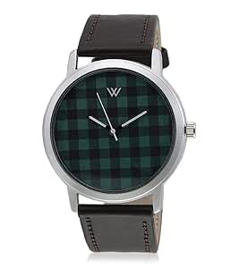 Buy Walrus Men's Analog Wrist Watch – Multicolor Dial, Brown Vegan ...