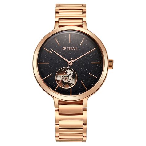 Buy Online Aventurine Automatic Blue Dial Automatic Watch for Women ...