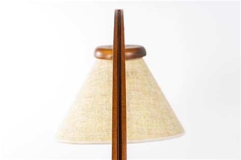 Mid-Century Teak Arc Floor Lamp at 1stDibs