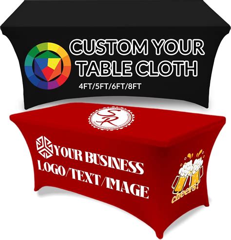 Mantel personalizado con logotipo de negocios de 4, 5, 6 y 8 pies ...