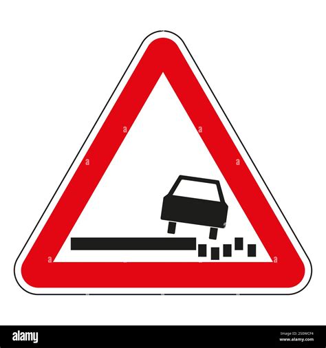 Soft Shoulder Road Sign