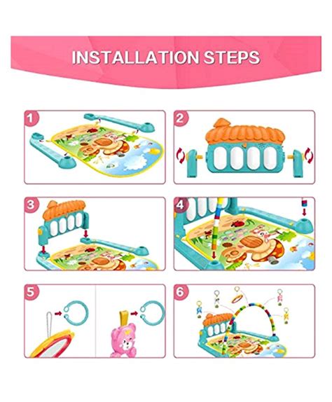 sam's New Kick & Play Musical Keyboard Piano Baby Play Gym ...