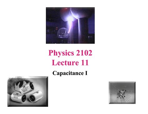 Image result for Capacitance Physics Lecture