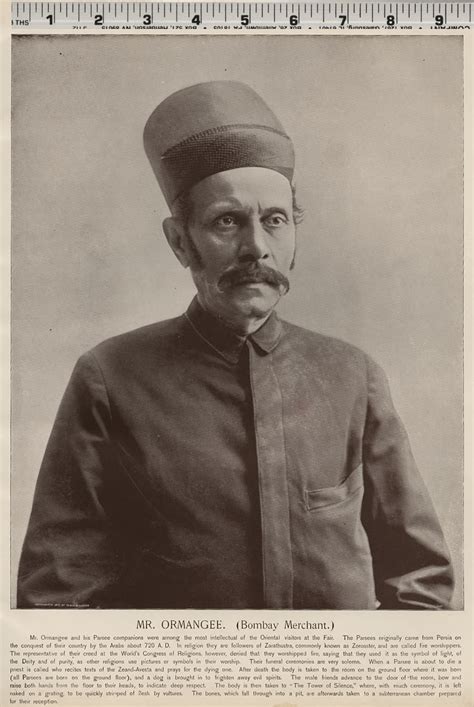 Mr. Ormangee, Bombay Merchant - 1893 Portrait - Old Indian Photos