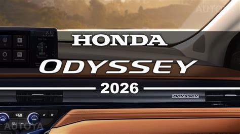 Refreshed 2026 Honda Odyssey Virtually Presents Its New Goodies, Inside ...
