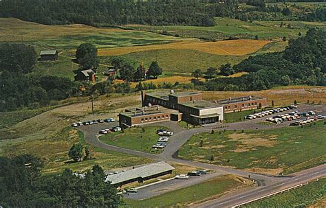 THE NEW IRA DAVENPORT MEMORIAL HOSPITAL, BATH, N.Y. OPENED 1960. FARMS ...