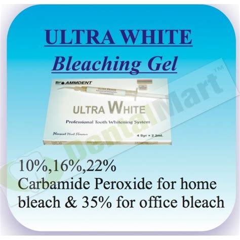 Ultra White Bleaching Gel - Dentalmart