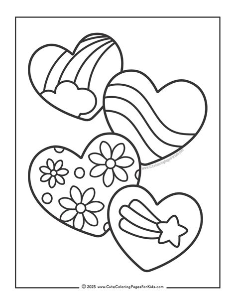 Free Printable Coloring Pages Of Hearts | Fanny Printable