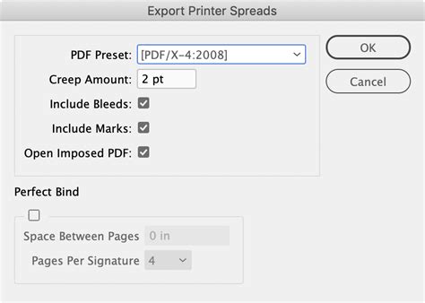 Image result for Export Booklet InDesign PDF