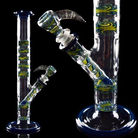 Heady Glass Bong by Cotton Swab Rob and Logi | Sherlocks Glass & Dispensary