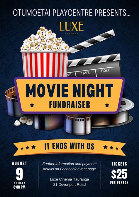 Super Fun Movie Fundraiser Night!! , Luxe Cinemas Tauranga, 9 August ...