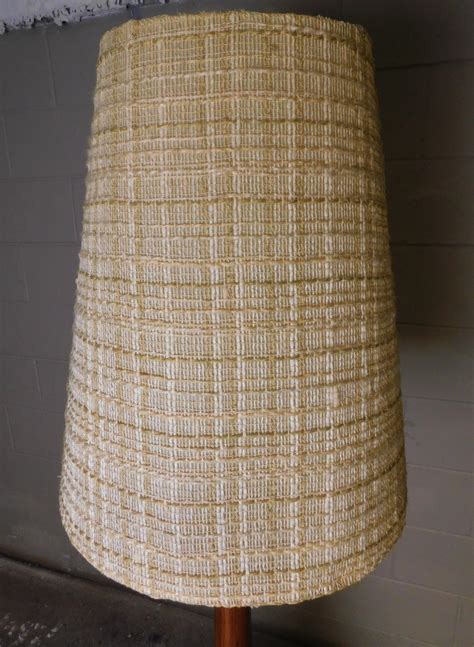 Rare Tall MCM Danish Teak Glazed Ceramic Sculptural Floor Lamp Over For ...