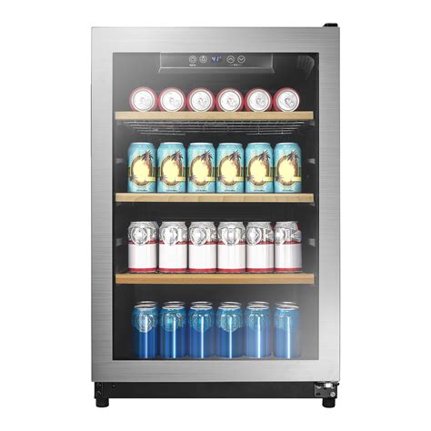 Brandclub - Insignia™ - 130-Can Beverage Cooler - Silver