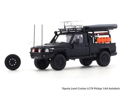 Toyota Land Cruiser LC79 Pickup black 1:64 Autobots Model diecast scale ...