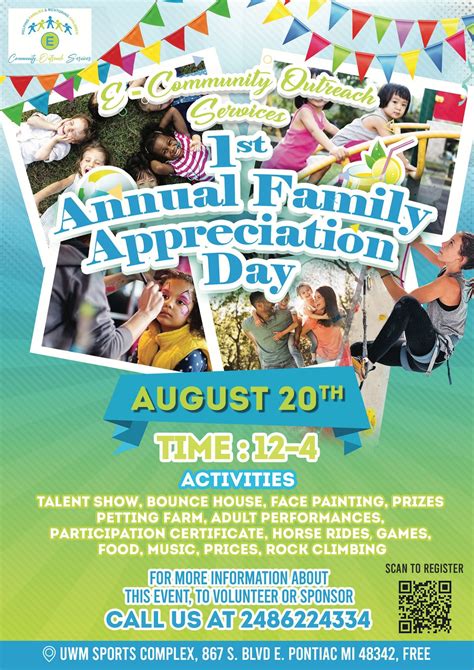 Family Appreciation Day | UWM Sports Complex, Pontiac, MI | August 20, 2022