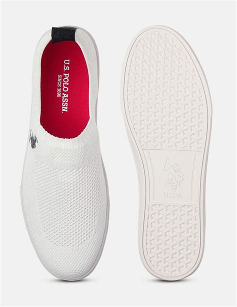 Buy Men Men Octavia 3.0 Slip On Sneakers White|U.S. Polo Assn. India