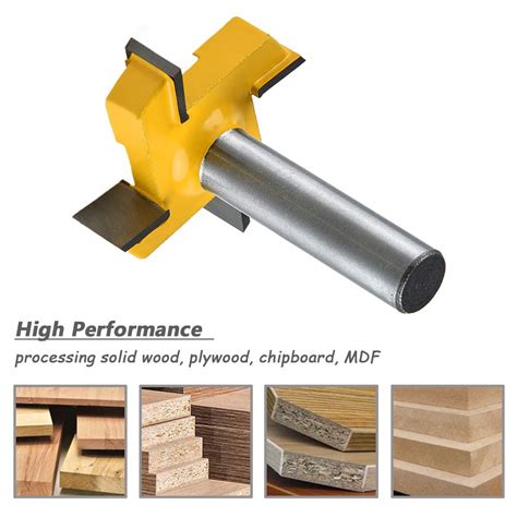 Buy Mesee CNC Spoilboard Surfacing Router Bit, 1/2 Inch Shank 4-Wing ...