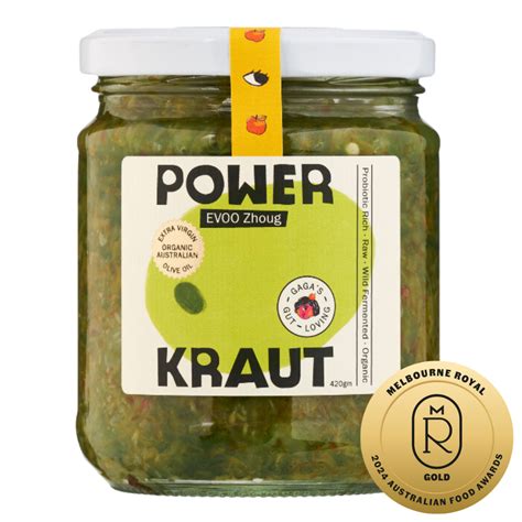 Powerkraut EVOO Zhoug – Gaga’s Gut Loving Ferments
