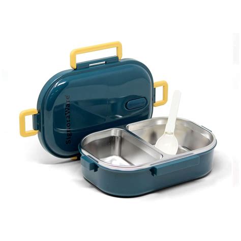 Buy Signoraware Duo Star Stainless Steel Lunch Box For Kids Adults, PUF ...