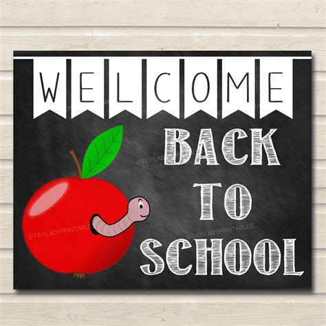 Welcome Back School Signs at John Buck blog