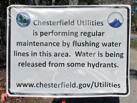 Flushing Water Lines at Hydrants | Chesterfield County, VA