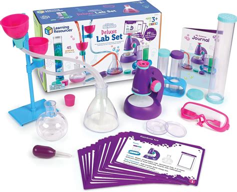Learning Resources Primary Science Deluxe Lab Set - 45 Piece Science ...